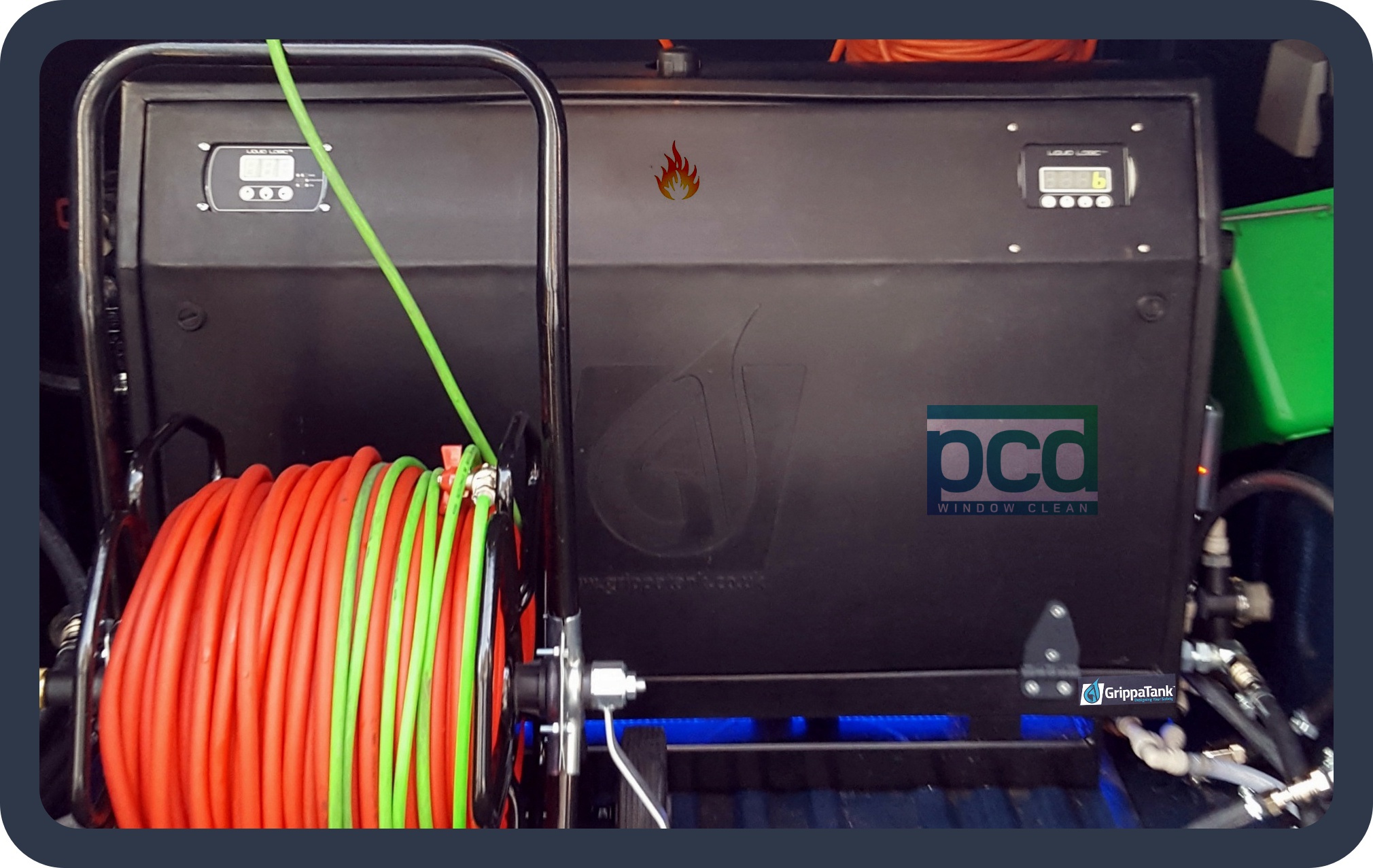 Hot Purified Water System Window Cleaning PCD Window Clean